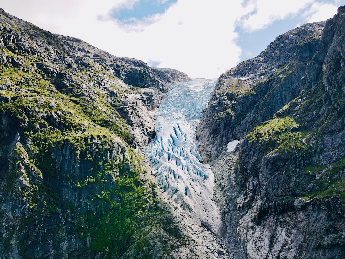 Der Gletscher am Bondhusvatnet