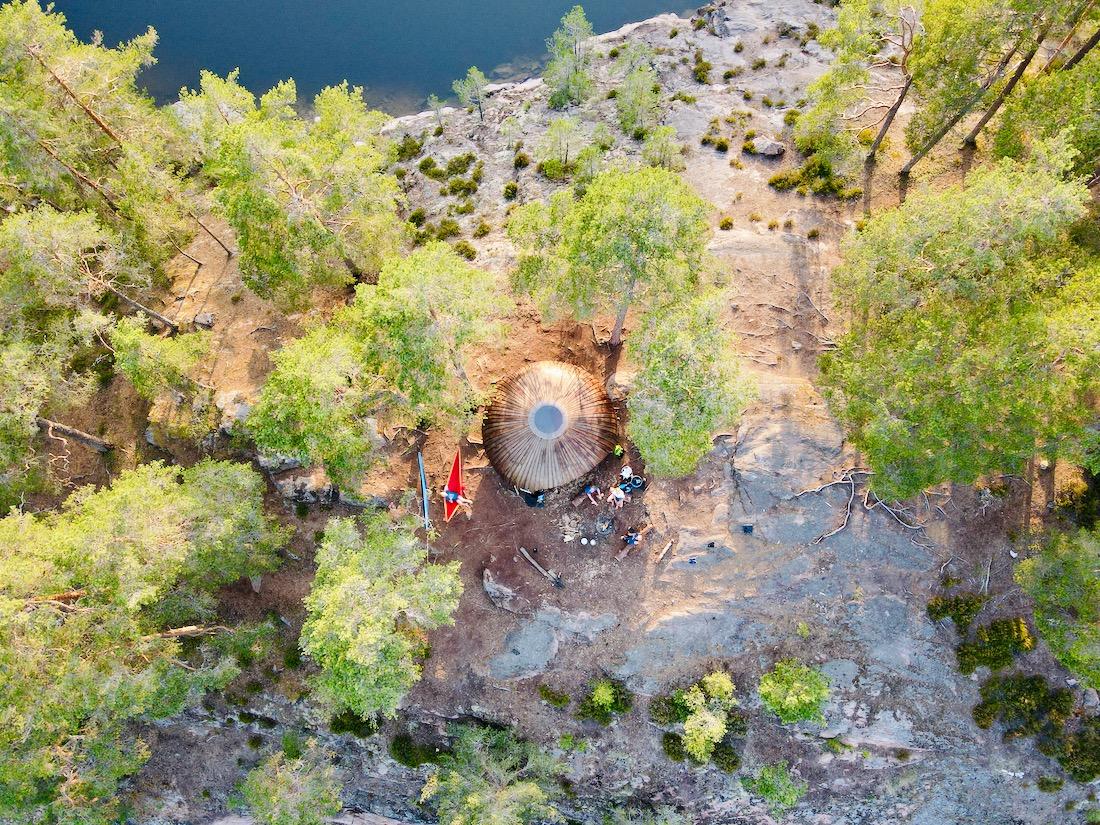 Ein Shelter im Värmland