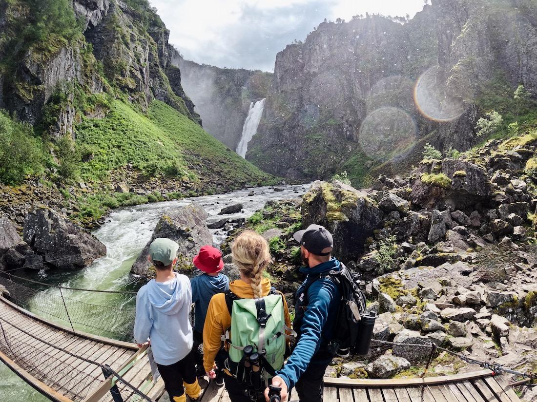 Fravly vor dem Voringsfossen