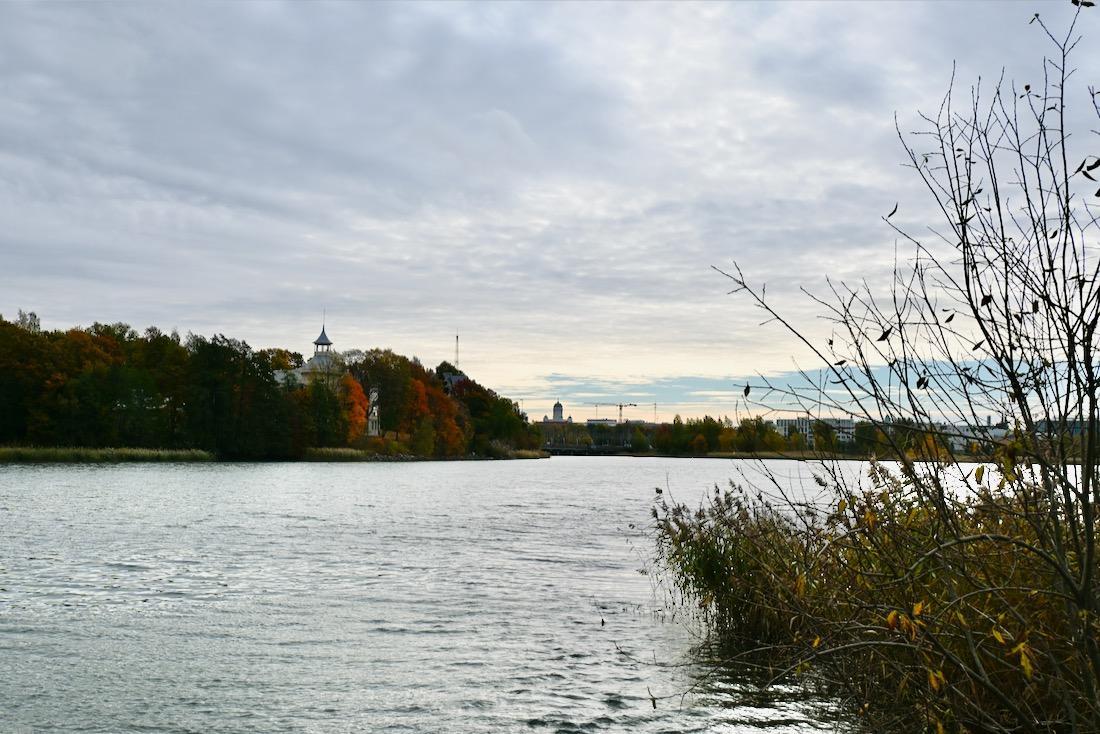 Eine Bucht in Helsinki