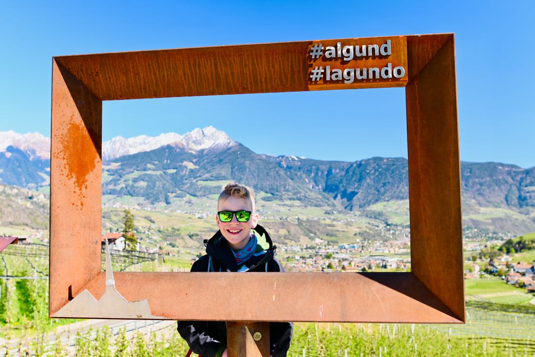 Ben im Bilderrahmen in Südtirol