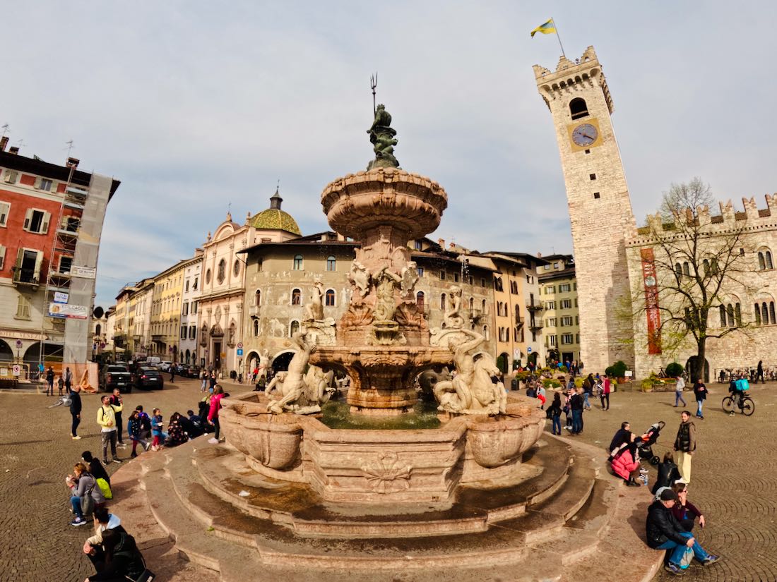 Der Neptunbrunnen in Trient