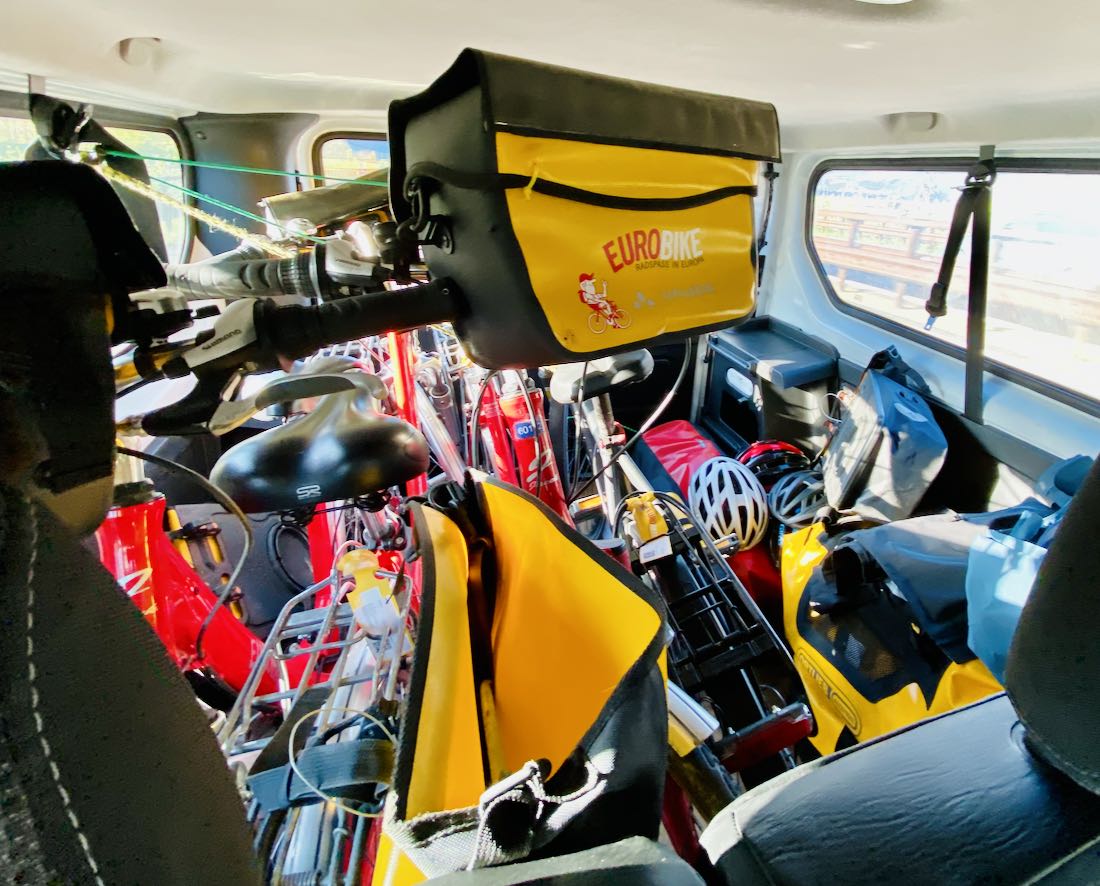 Gepäcktransport bei Eurobike Radreisen