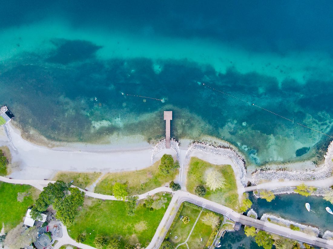 Steeg am Gardasee von oben