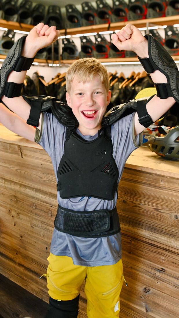 Ben ist vollkommen geschützt