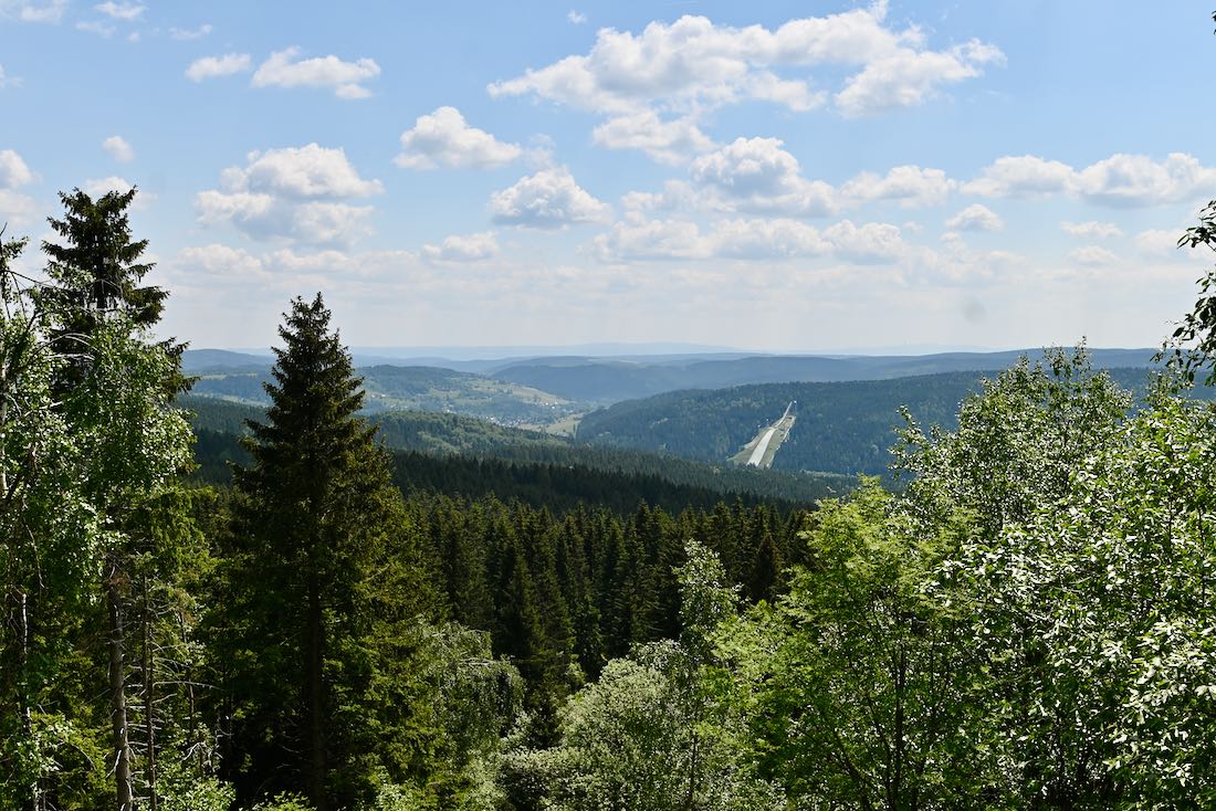 Blick übers Vogtland