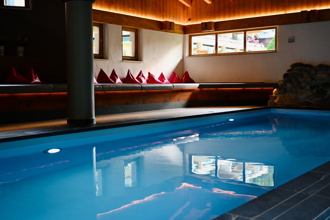 Der Pool im Hotel DIE SONNE