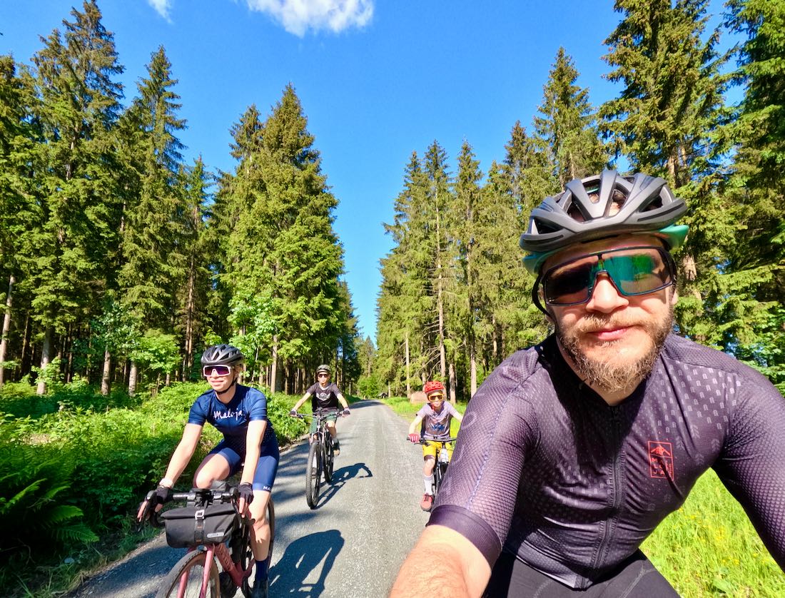 Fravely auf Graveltour im Vogtland
