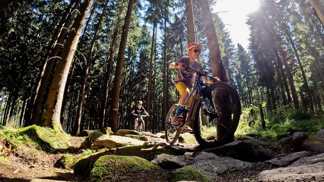 Ben und Flo auf dem Trail