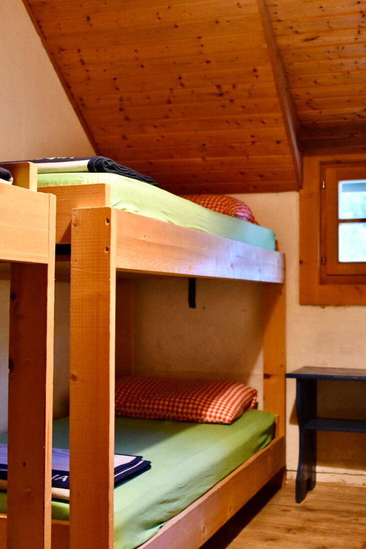 Ein Zimmer in der Südwiener Hütte