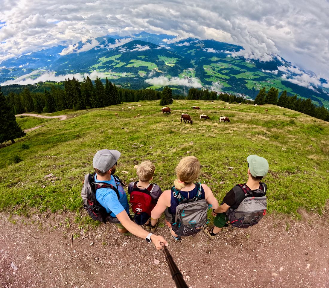 Fravely mit Blick auf Hopfgarten