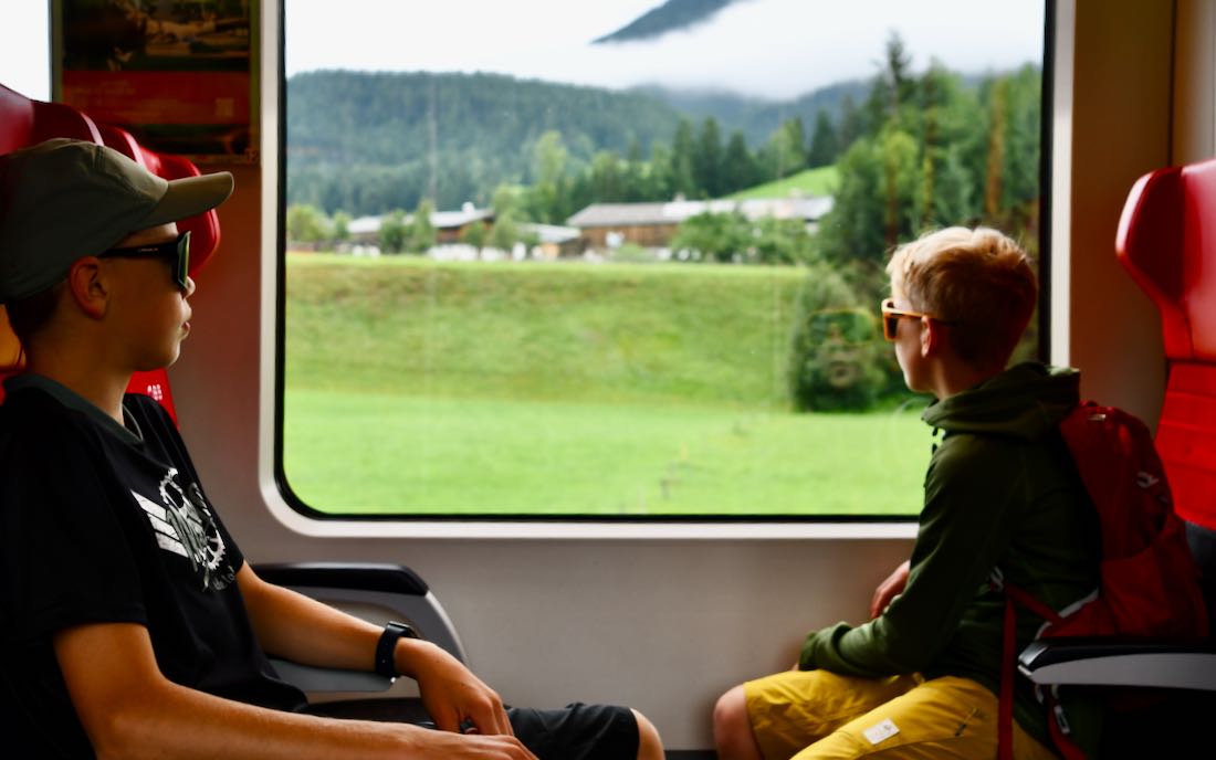 Mit der Bahn nach Fieberbrunn