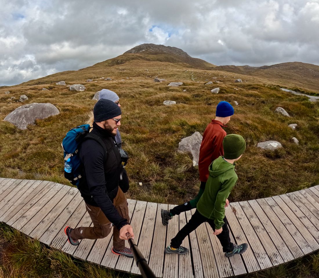 Fravely auf dem Wanderweg zum Diamond Hill