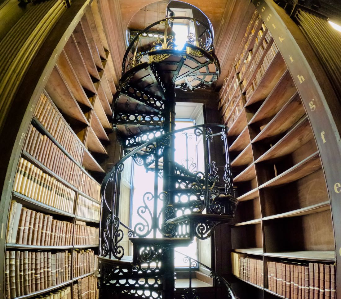 In der Book of Kells Bibliothek