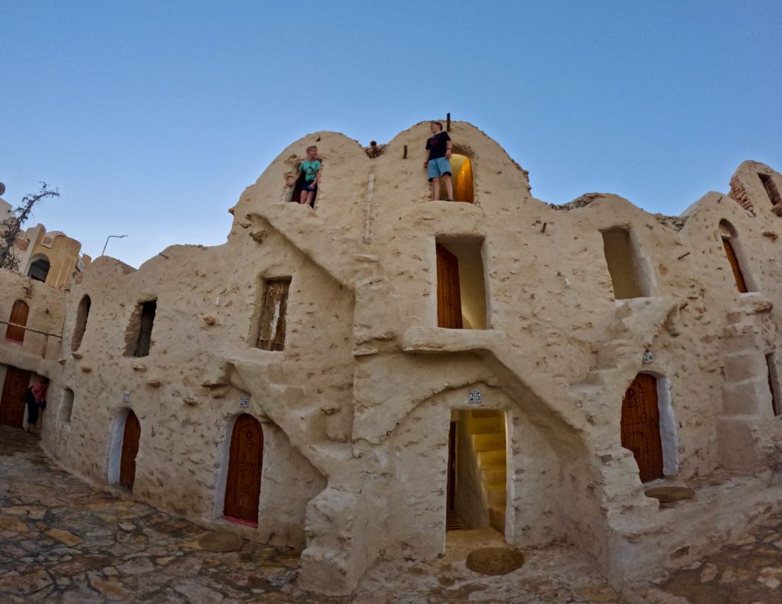 Ben und Flo im Hotel Hadada in Tunesien Star Wars
