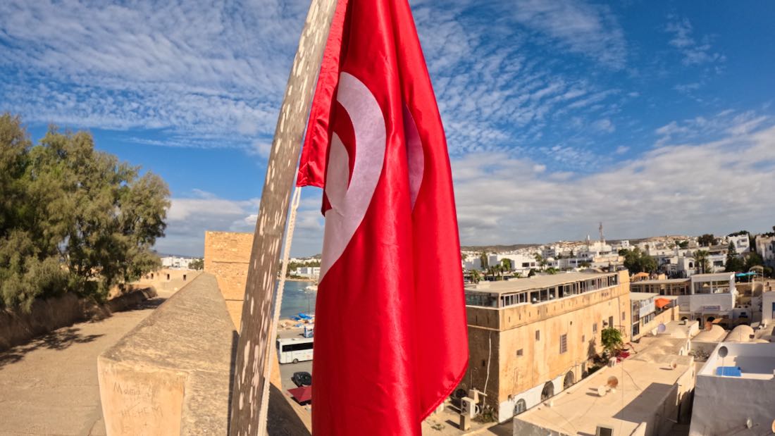 Blick vom Kasbah in Hammamet