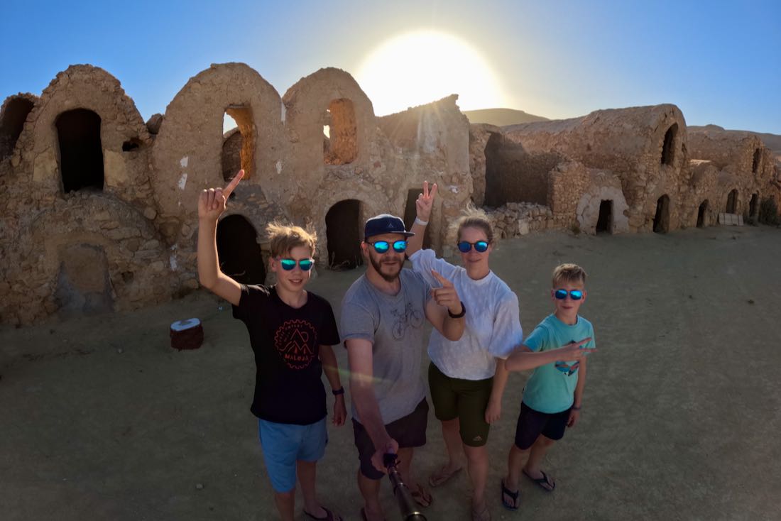 Fravely im Ksar Hallouf in Tunesien