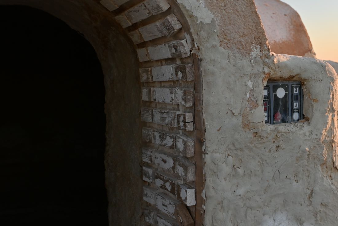 Lars Homestead der Eingang von der Filmkulisse Star Wars