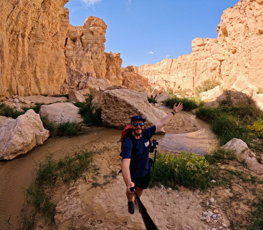 Thomas im Tamerza Canyon