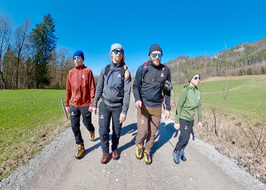 Fravely wandern in Lenggries im Frühling