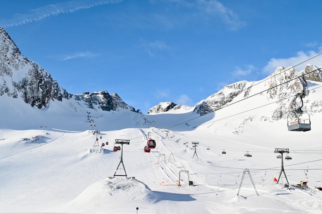Blick über den Stubaier Gletscher