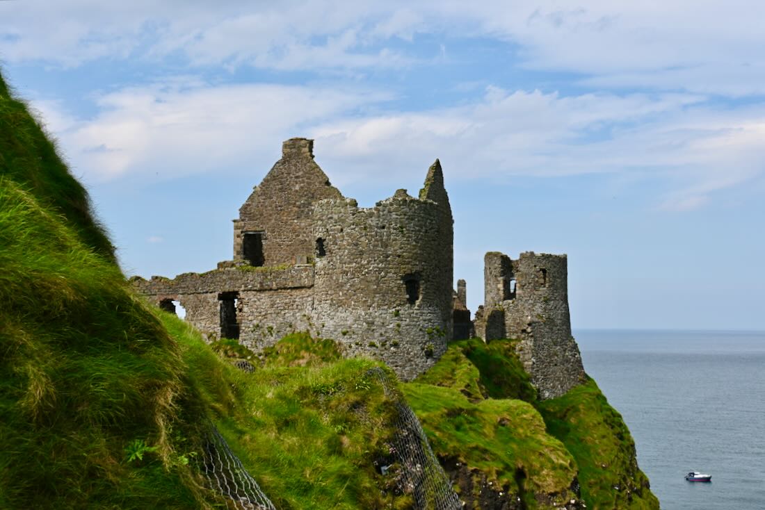 Das Dunluce Castle in Nordirland