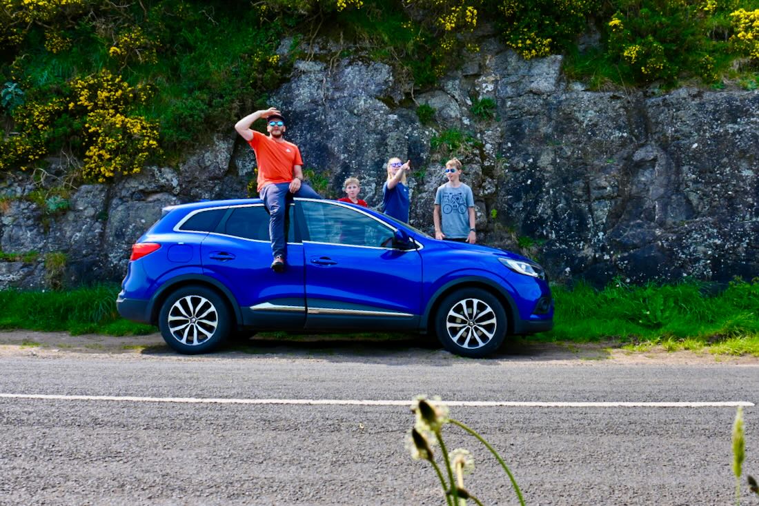 Fravely und der Sunnycars Mietwagen