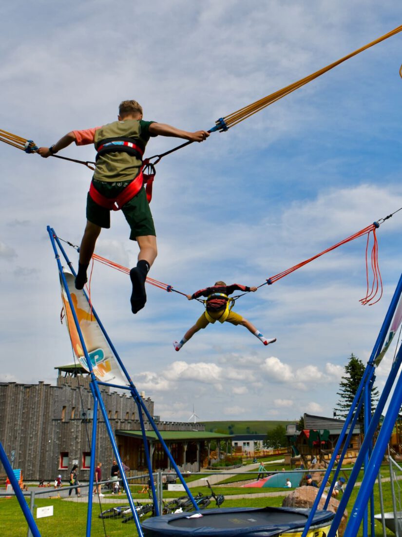 Bungee Trampolin im Elldus Resort