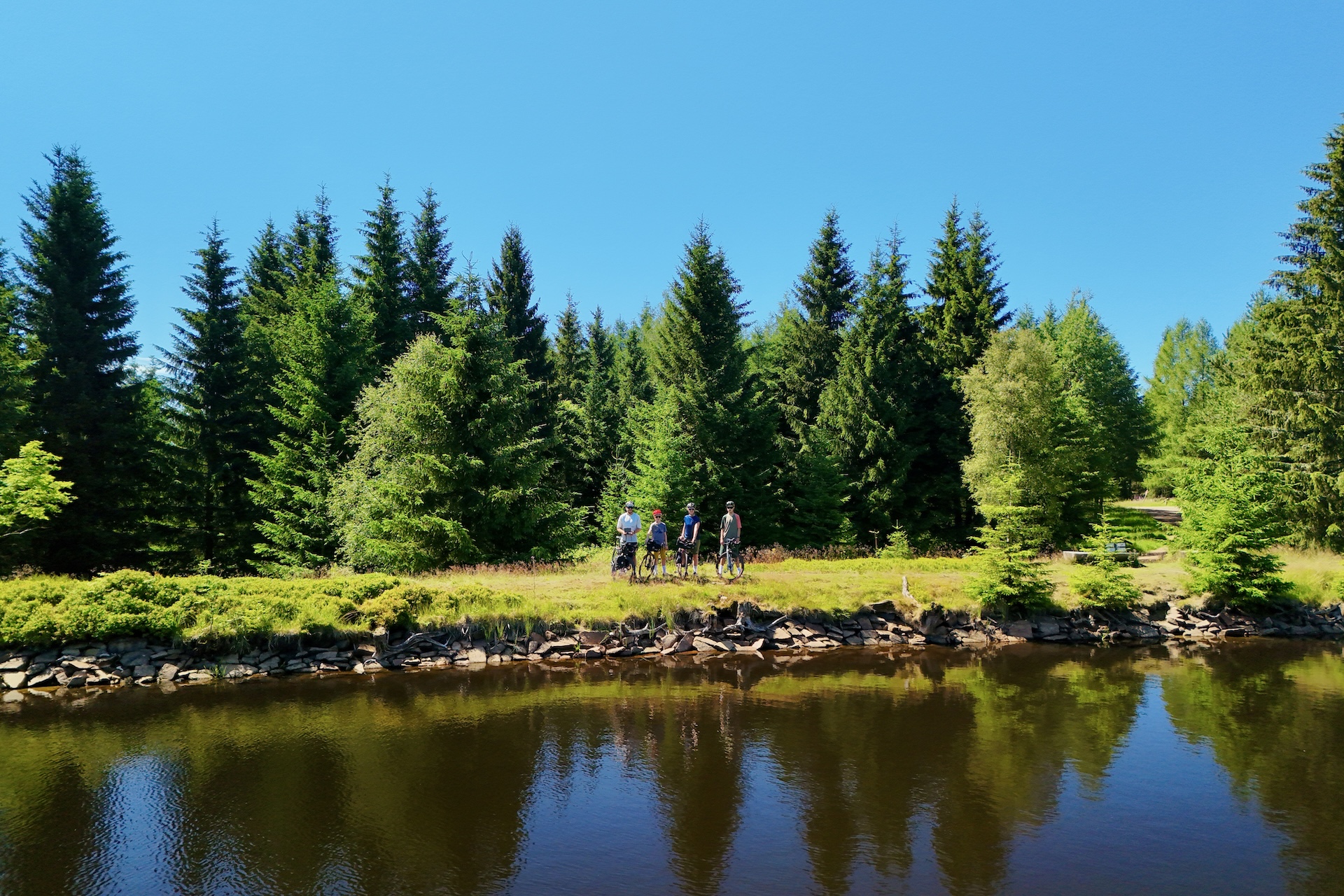 Fravely auf dem Blockline Abenteuer im Erzgebirge