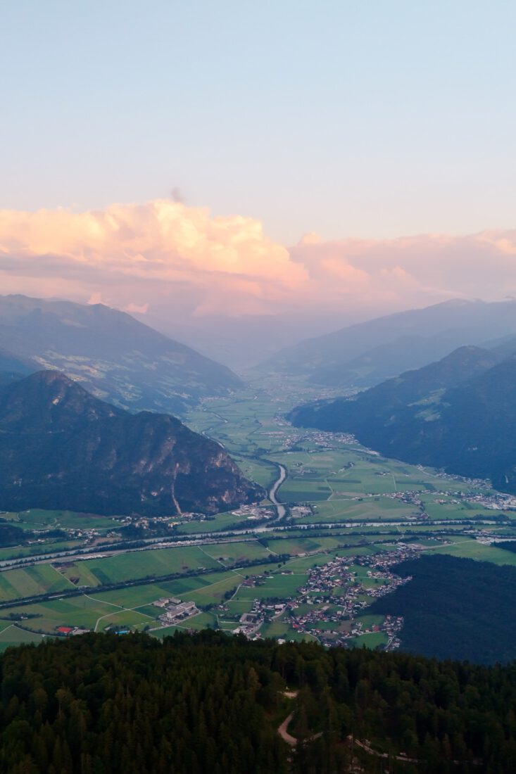 Blick ins Alpbachtal