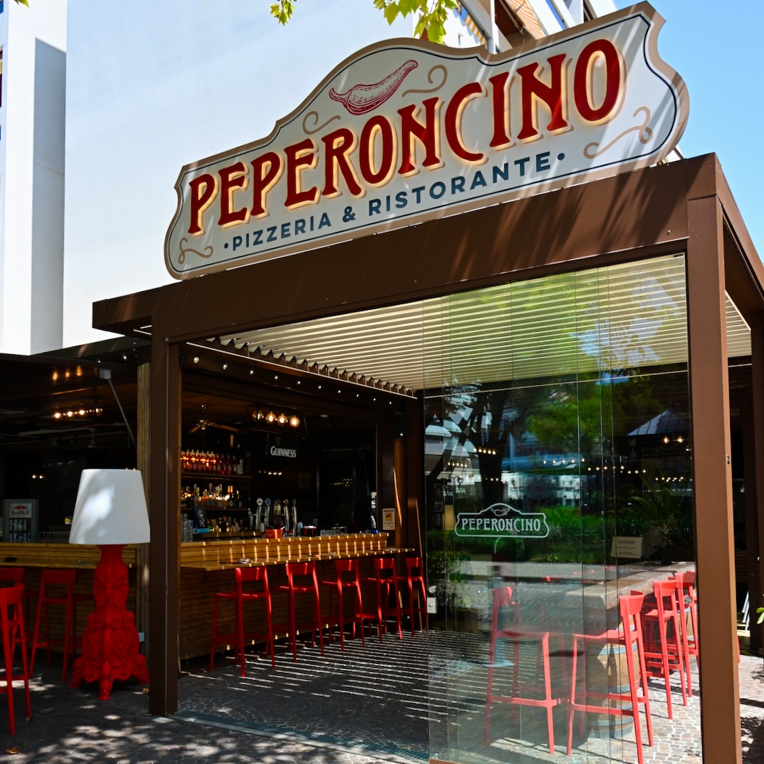 Das Restaurant Peperoncino in Bibione