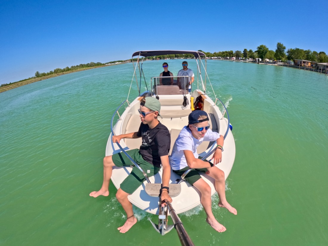 Motorboot ausgeliehen in Bibione