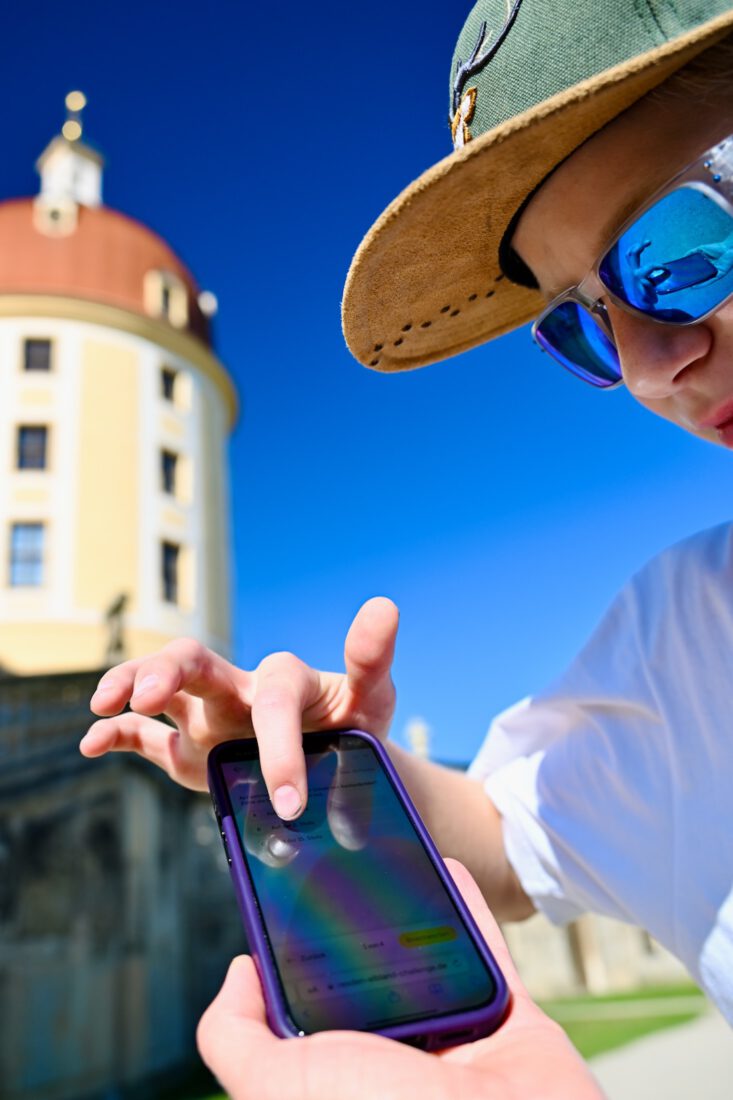 Benni macht Dresden Elbland Challenge vom Schloss Moritzburg in Sachsen