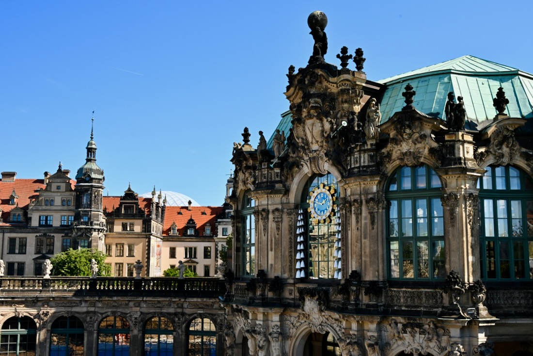 Zwinger in Dresden in Sachsen