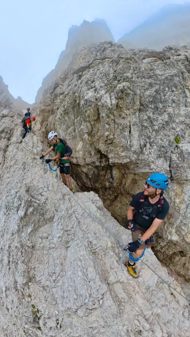 Fravely am Kelttersteig an den Drei Zinnen