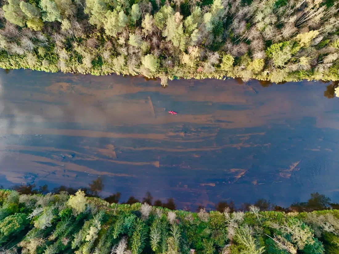 Mit dem Kajak über die Gauja in Lettland