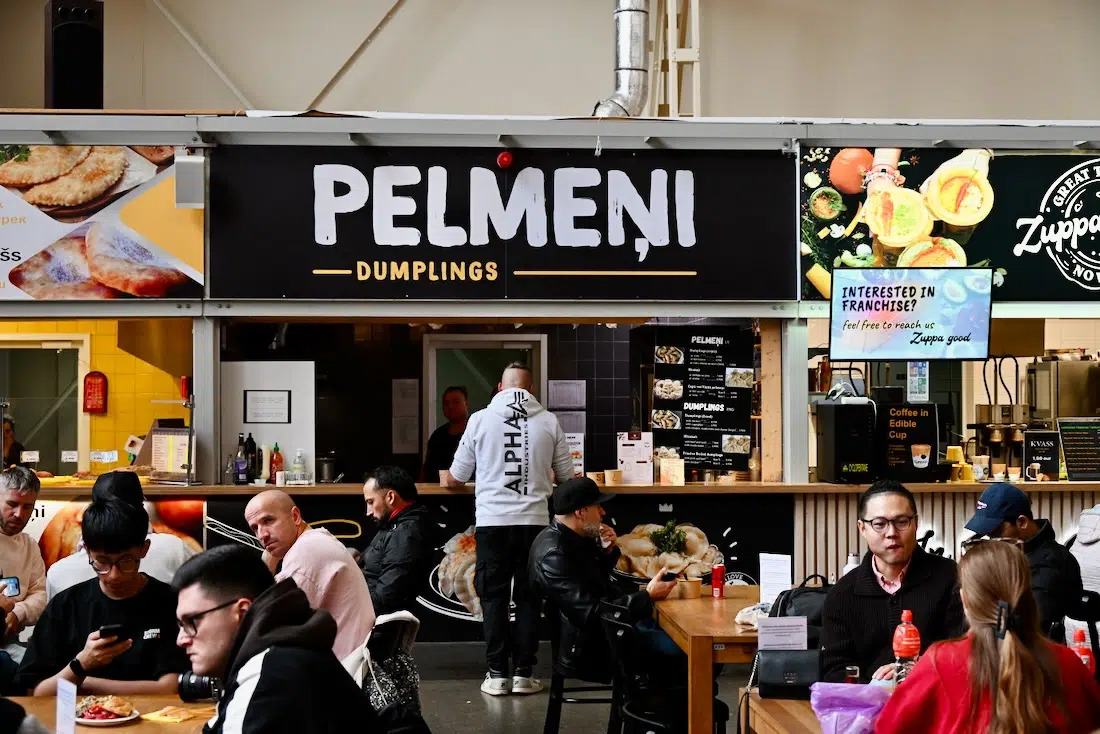Pelmeni Stand in Riga