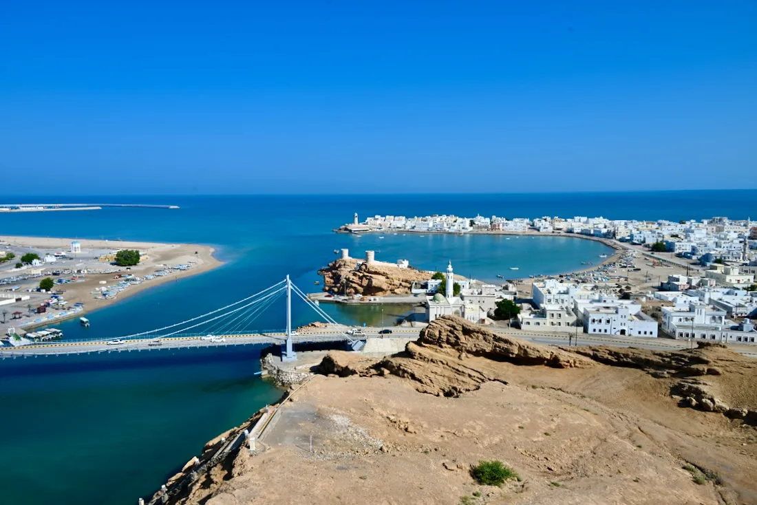 Blick auf die Stadt Sur