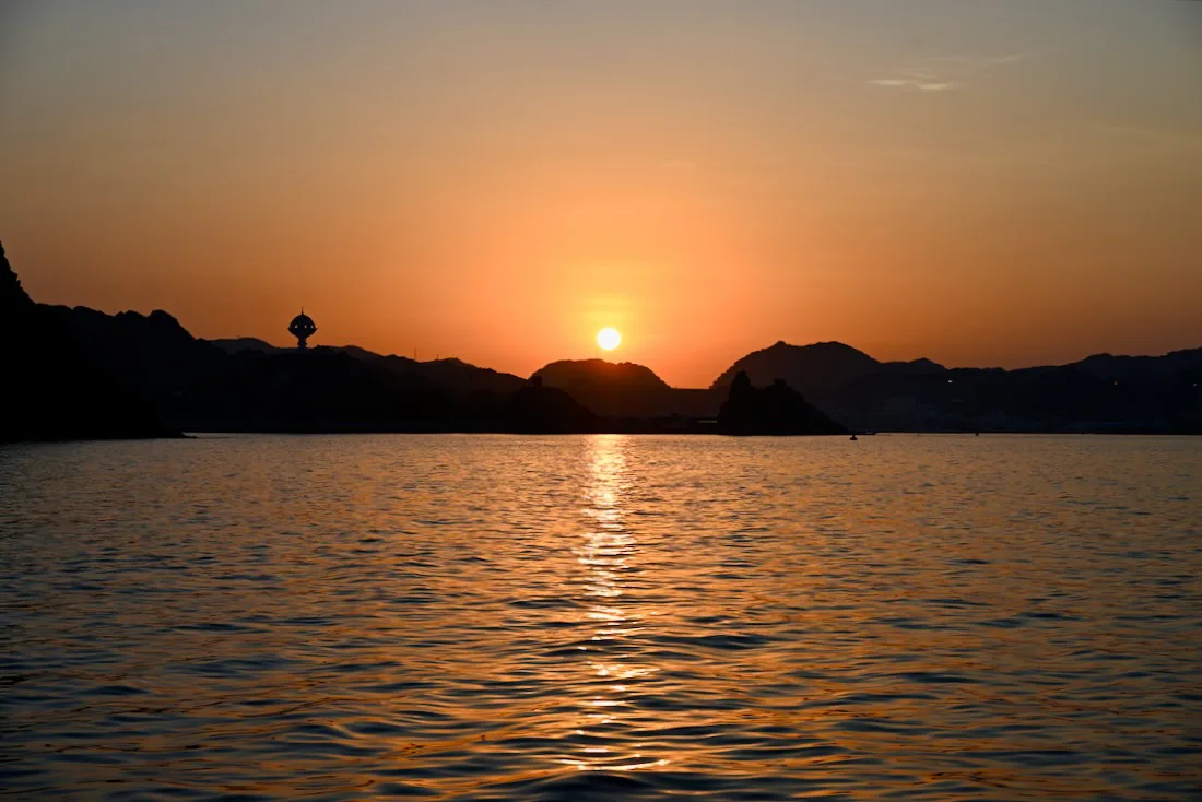 Sonnenuntergang im Oman