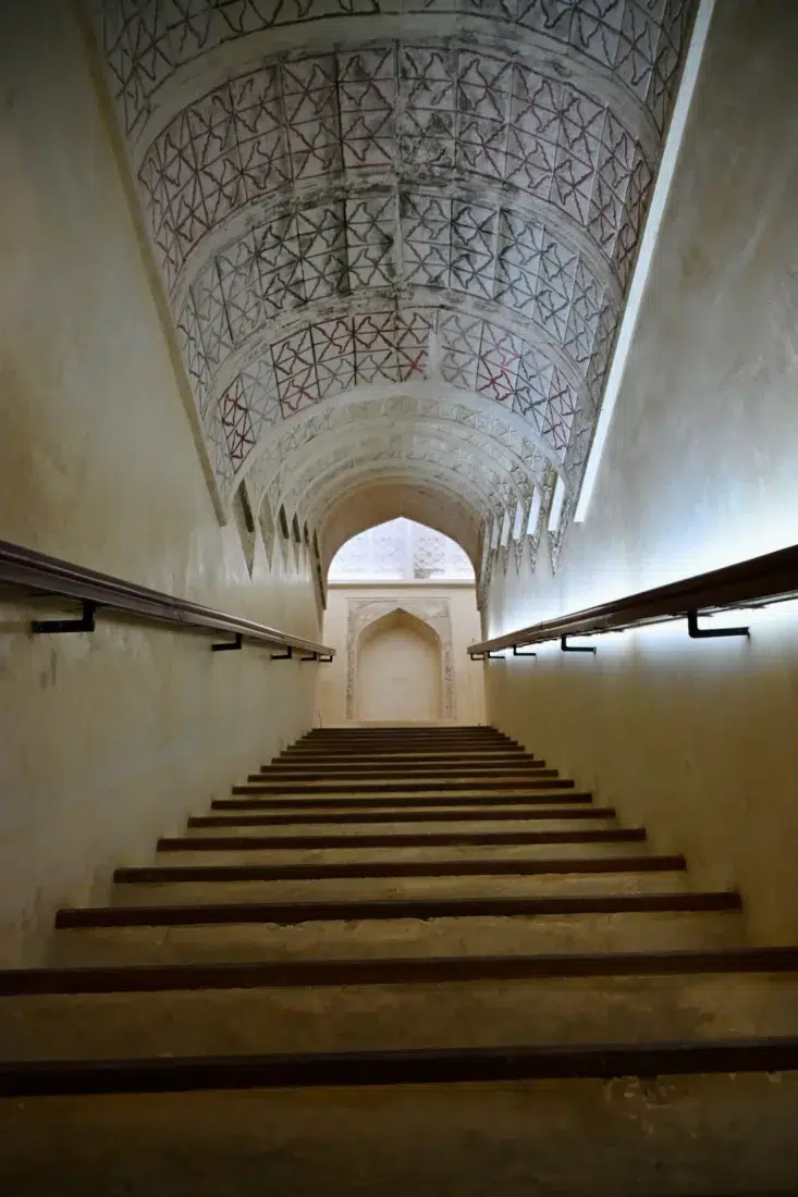 Treppe in der Festung Jabrin