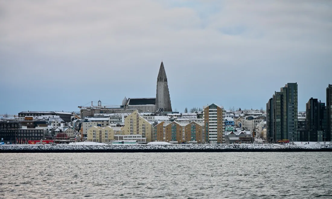 Blick auf Reykjavik