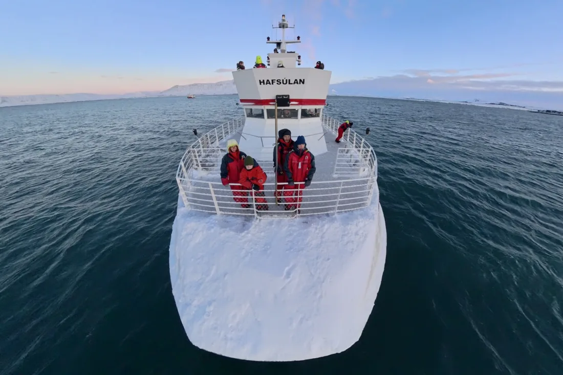 Fravely beim Elding Whalewatching in Reykjavik