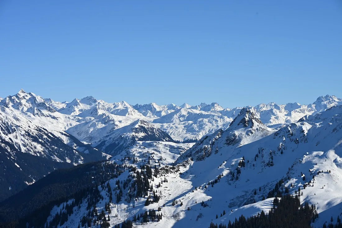 Herrliches Panorama vom Erlebnisberg Golm