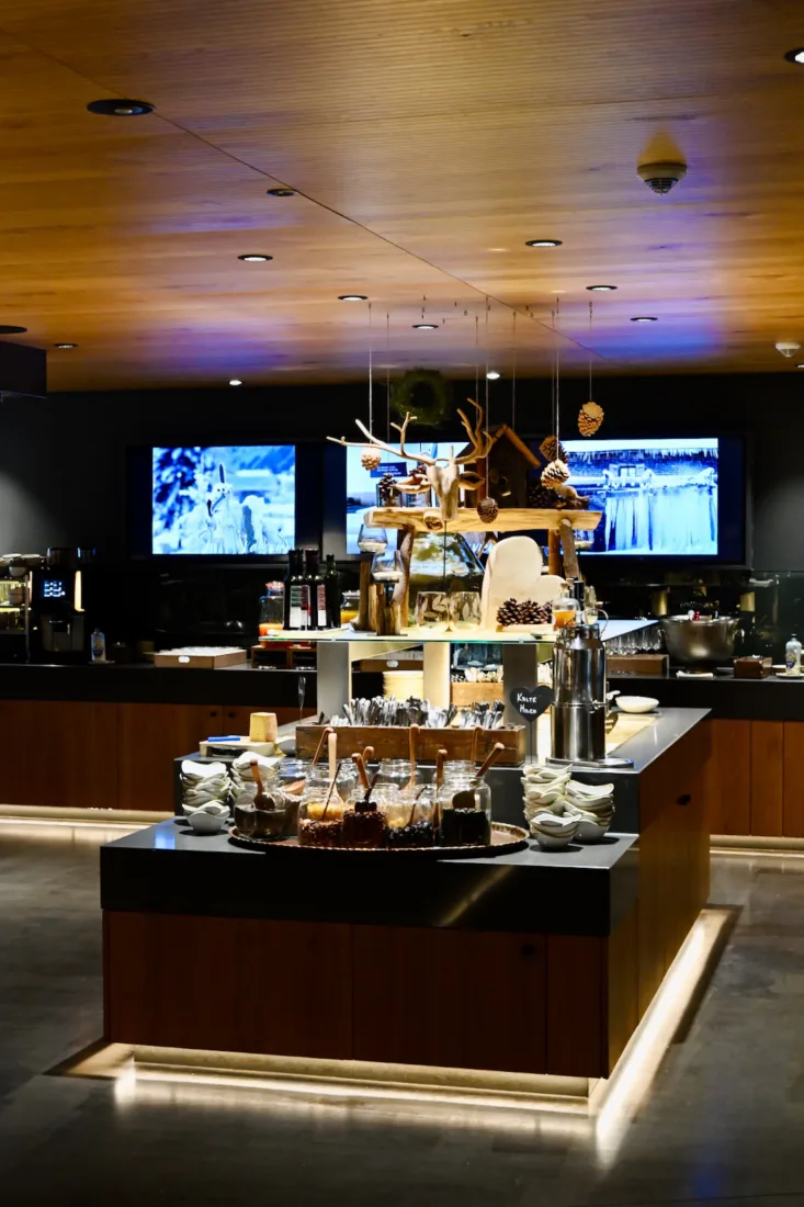 Das Buffet im Valavier Aktivresort