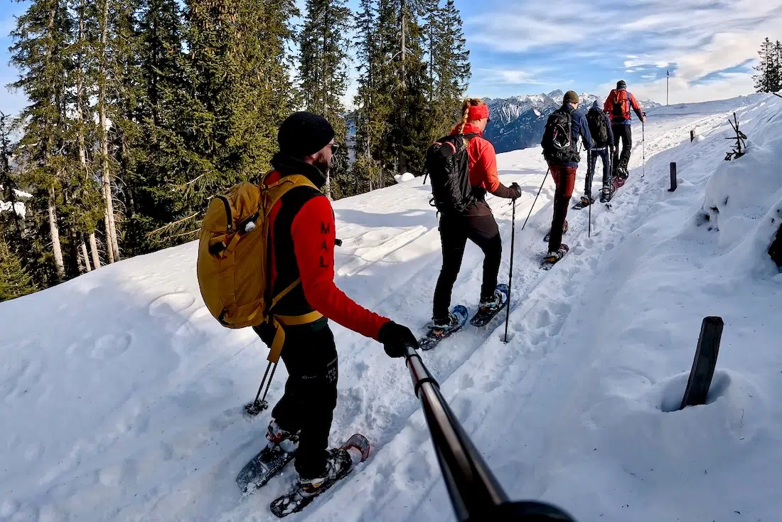 Schneeschuhwanderung mit BERGaktiv im Brandnertal
