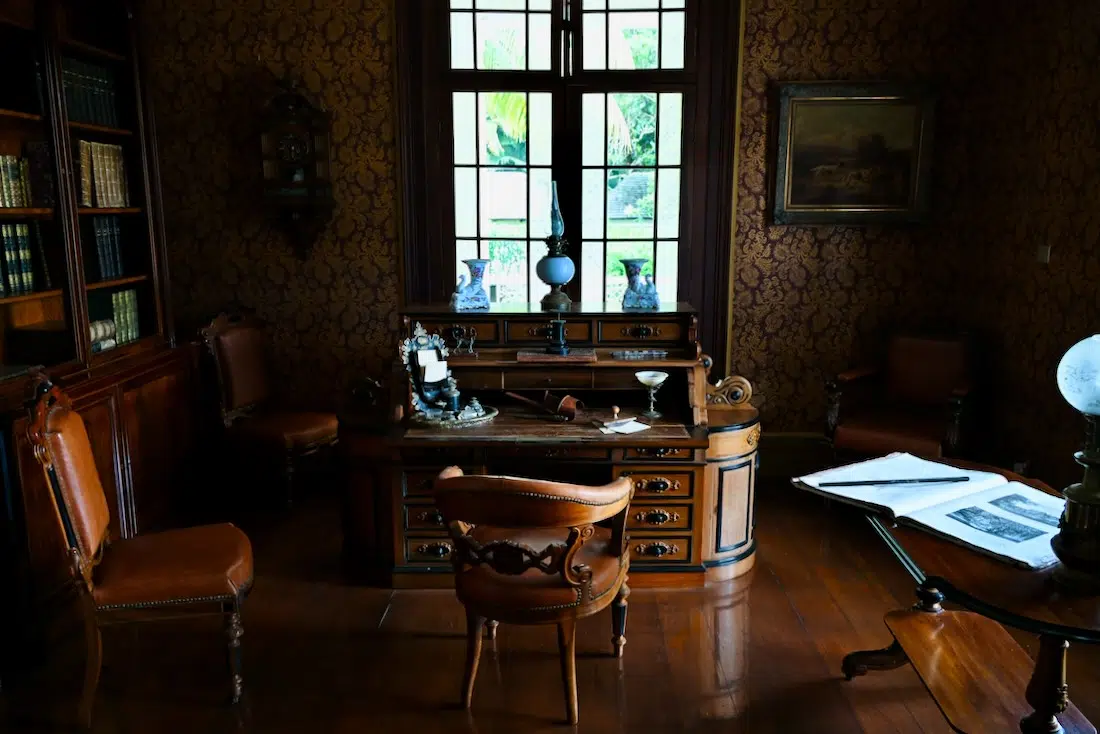 Arbeitszimmer im Château de Labourdonnais