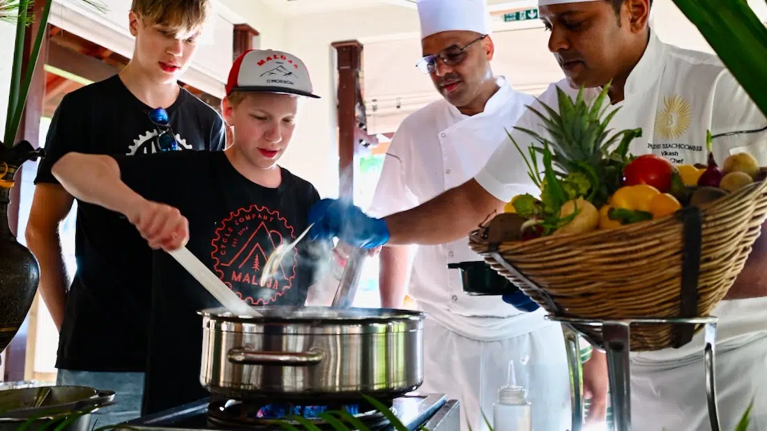 Coocking Klass im Paradis Beach Comber