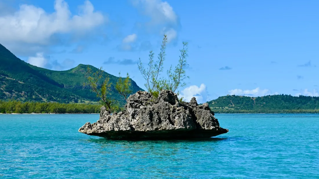 Der Crystal Rock auf Mauritius