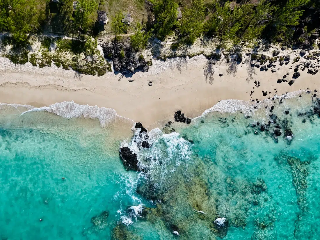 Ein Strand auf Rodrigues