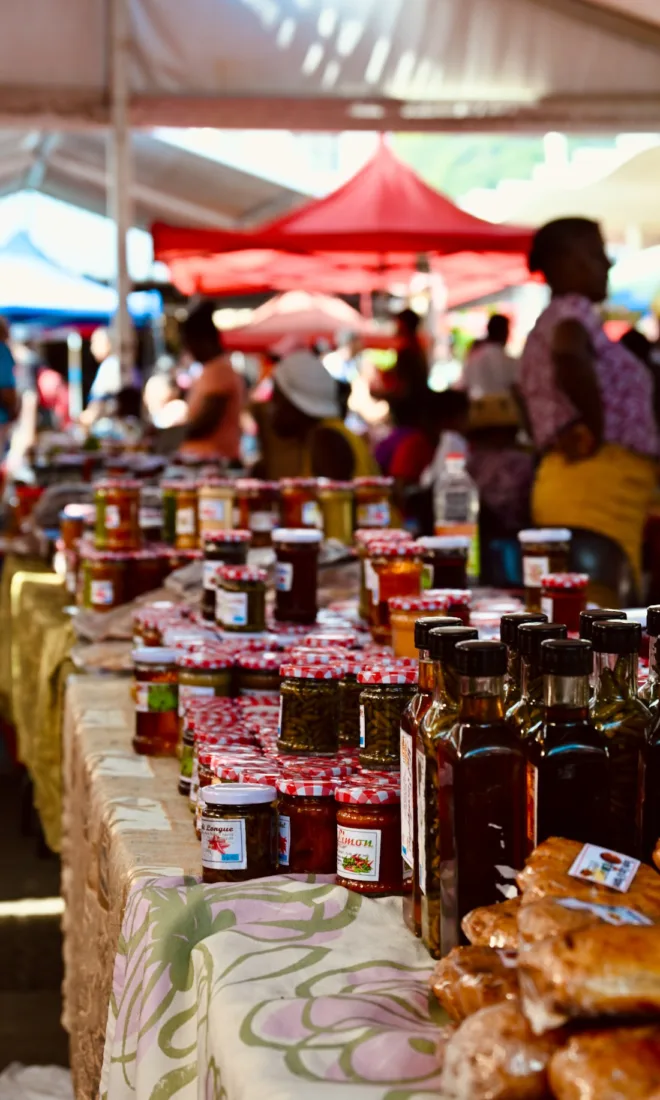 Markt in Port Mathurin auf Rodrigues